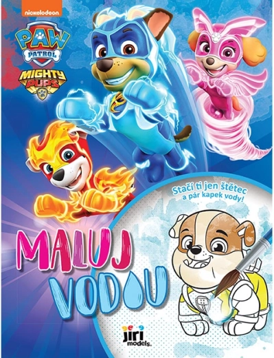Schilder met water A4 Paw Patrol