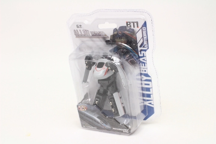 Metalen transformerende robotlocomotief 10 cm