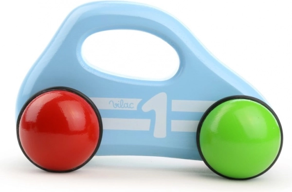 Vilac blauw raceauto Kever – houten autootje voor kinderen