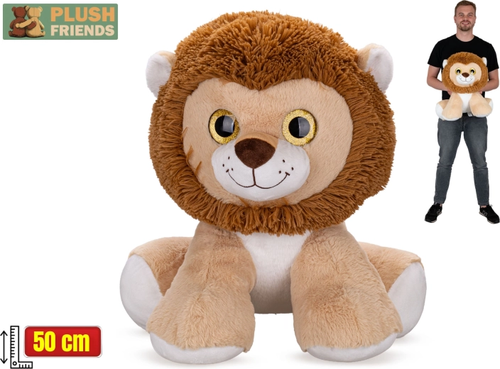 Plush Friends pluchen leeuw 50 cm, zittend