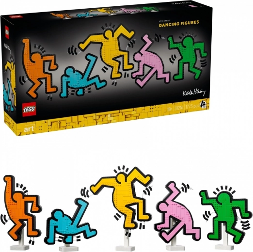 LEGO Art Keith Haring – dansende figuren