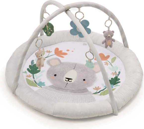 Twee bogen met variabele ophanging van speeltjes