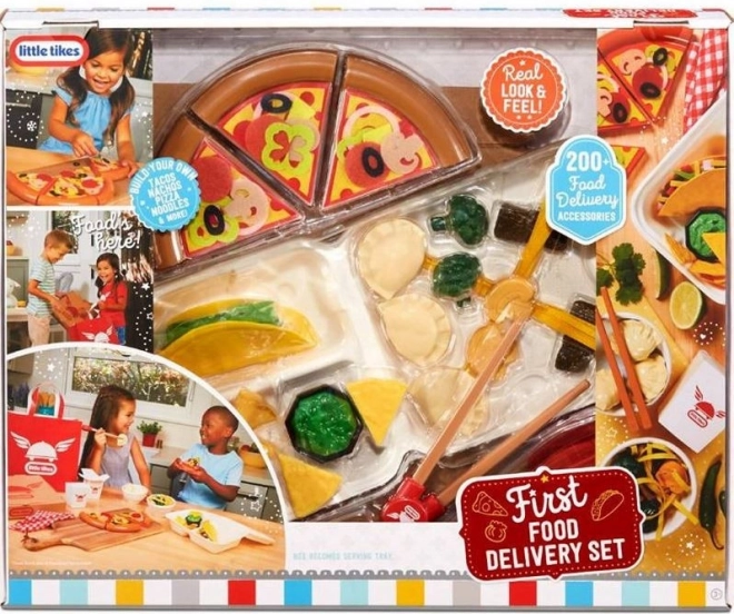 Little Tikes First Food Delivery – mega set afhaalmaaltijden (200 accessoires)