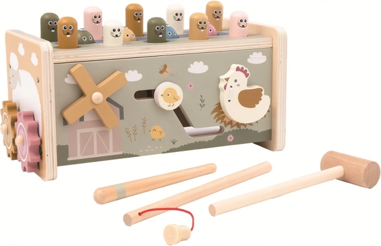 Hamerspel met molletjes voor kracht en precisie