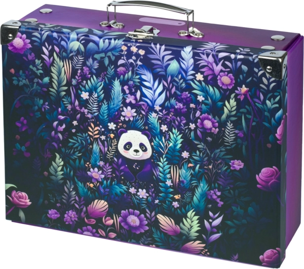 Opvouwbare schoolkoffer Jungle Panda van Baagl