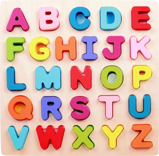 2Kids Toys houten insteekpuzzel alfabet