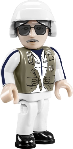 Twee pilotenfiguren en realistische bedrukking zonder stickers