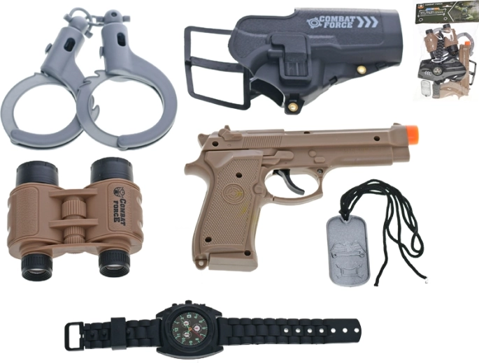 Militaire set met pistool en accessoires voor kinderen