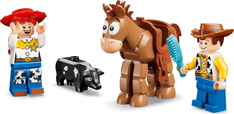 Zes personages uit Toy Story