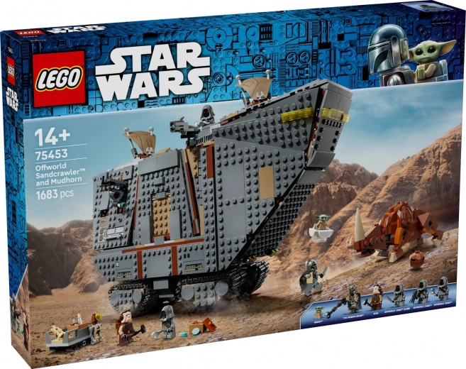 LEGO Star Wars zandkruiser van de zwervende Jawa’s en moerasneushoorn 75453