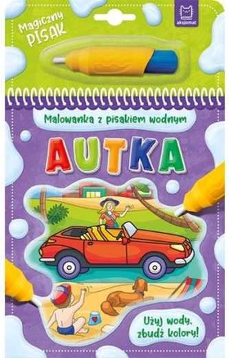 Waterkleurboek met waterstift Auto’s