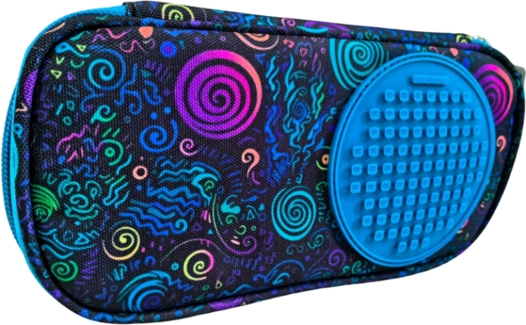 Pixie Crew studentenetui blauw Spiral magic