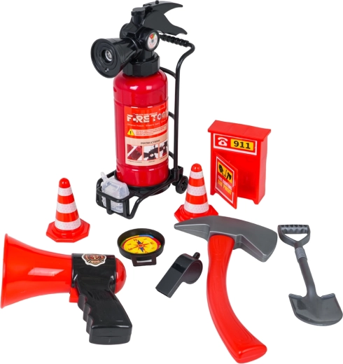 Rijke accessoires voor brandweeractie
