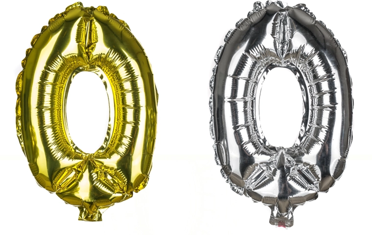 Glanzende metallic look