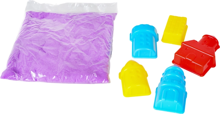 Kinetisch zand voor creatieve activiteiten thuis