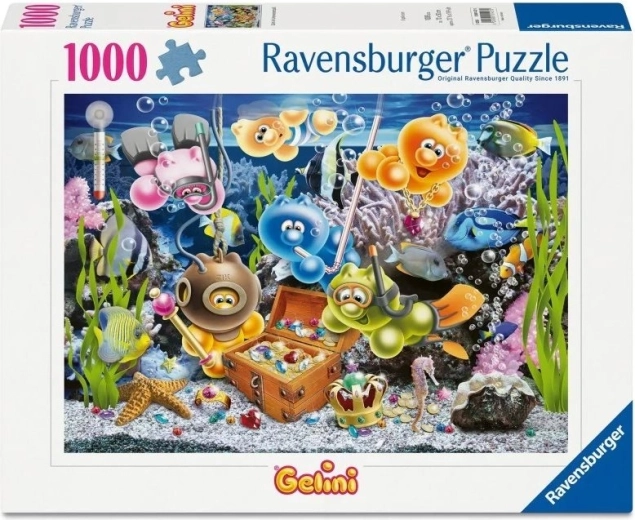 Ravensburger Puzzel Gelini: Onderwaterplezier met 1000 stukjes