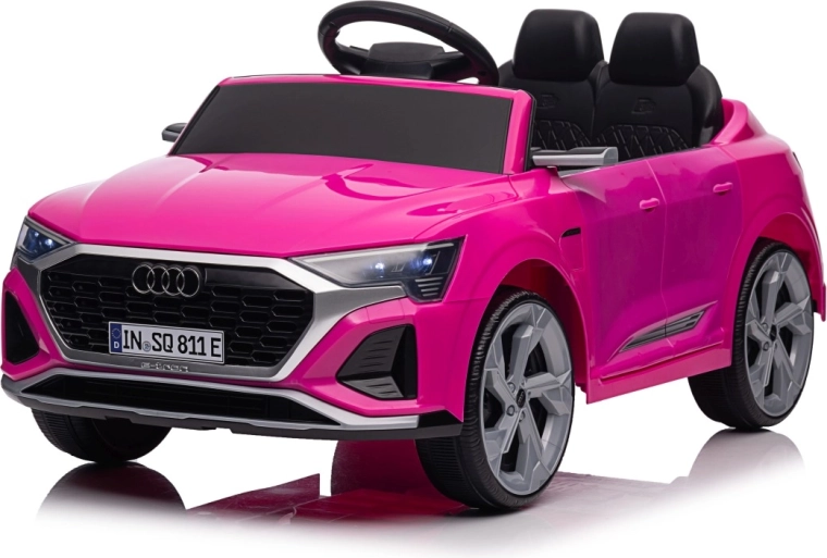 Audi SQ8 roze elektrische kinderauto