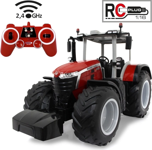 Radiografisch bestuurbare Massey Ferguson 8S.285-tractor op schaal 1:16