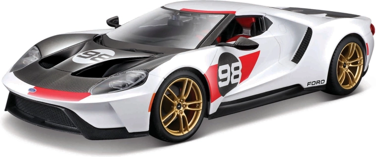 Maisto Ford GT Heritage 2021 wit modelauto 1:18