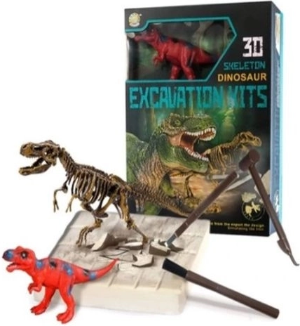 Dinosaurusset T‑Rex – fossiel en figuur