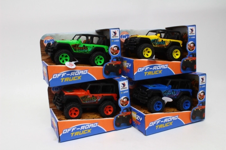 Terreinwagen met licht en geluid 8,5 cm