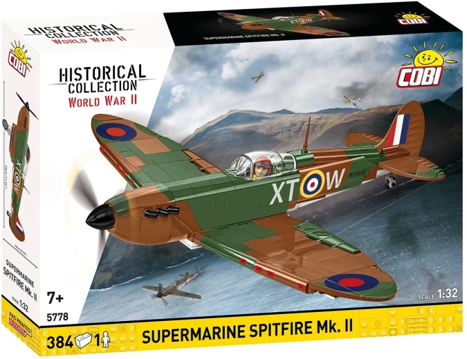Cobi Supermarine Spitfire Mk.II bouwset op schaal 1:32