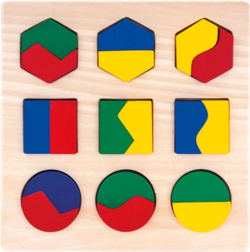 Bino houten puzzel geometrische vormen