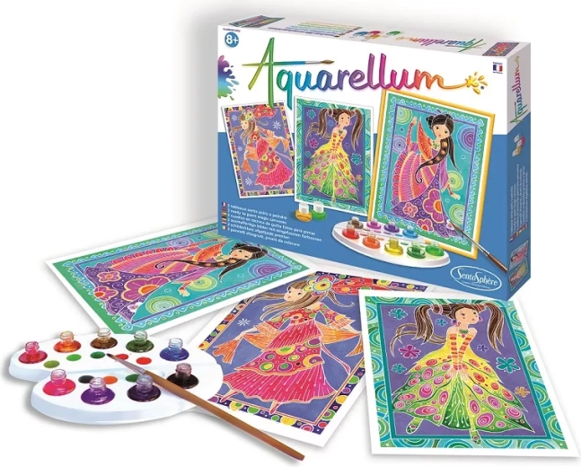 Sentosphere aquarelset Charmante meisjes