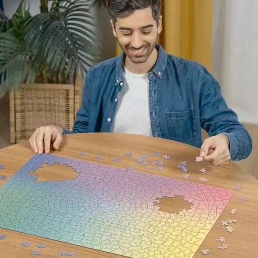 Ontspanning alleen of samen puzzelen