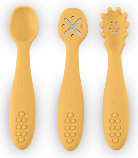 3 soorten lepels voor verschillende fases van het eten