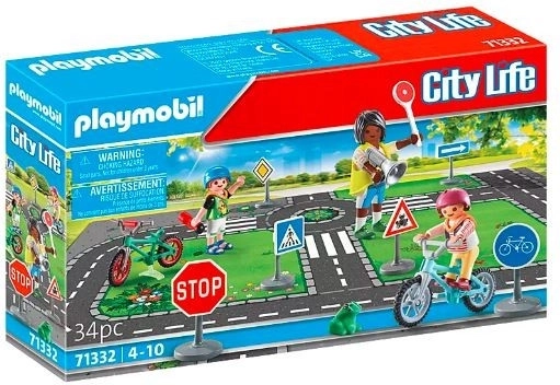 Set figuren City Life – fietsles