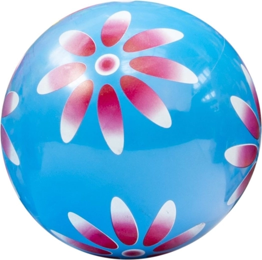 Bal met bloemenpatroon 23 cm - 1 stuk