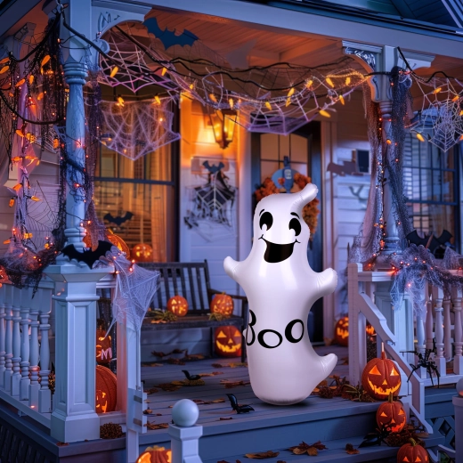 Opblaasbare Halloweengeest 120 cm