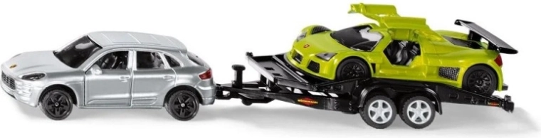 Personenauto met aanhanger