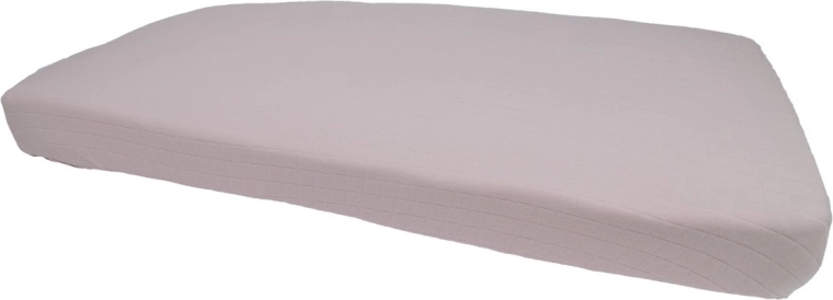 Lodger Slumber Solid hoeslaken voor wieg 40 × 80 cm powder
