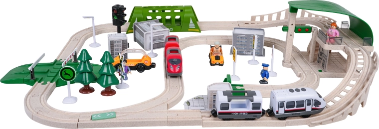 Stad vol speelaccessoires
