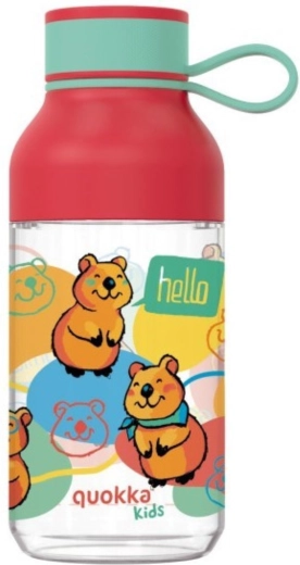 Kinder tritan drinkfles Quokka Kids Ice Happy Quokka met draaglus 430 ml