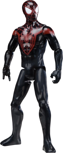Iconisch zwart-rood kostuum van Miles Morales