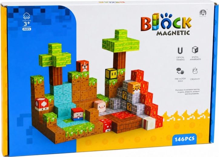146 magnetische onderdelen voor eindeloze combinaties