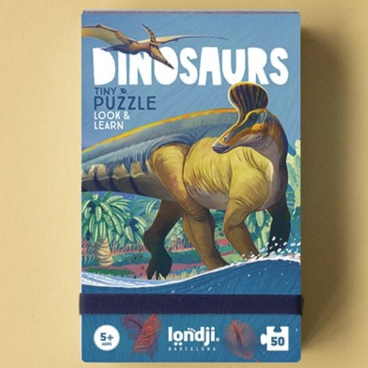 Pocketpuzzel dinosaurussen 50 stukjes LONDJI