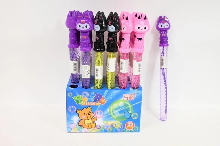 Bellenblaas Bańki kotek met kattenmotief 37 cm (24 stuks in display)