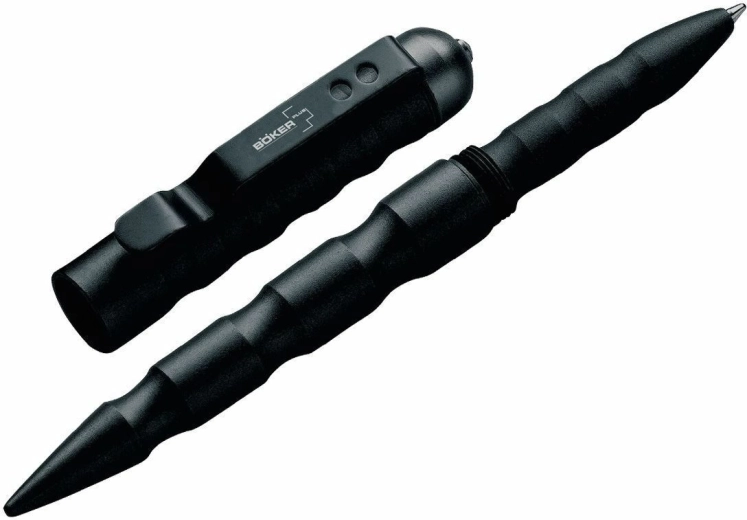 Tactische pen Böker Plus MPP van aluminium, zwart