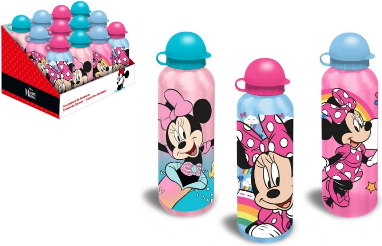 Aluminium drinkfles met MICKEY MINNIE-motief, 500 ml