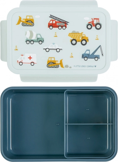 A Little Lovely Company broodtrommel voor kinderen – Voertuigen