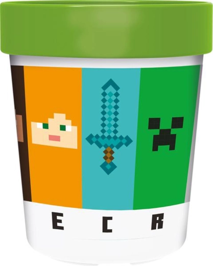 Plastic beker Minecraft 260 ml met antislipbodem