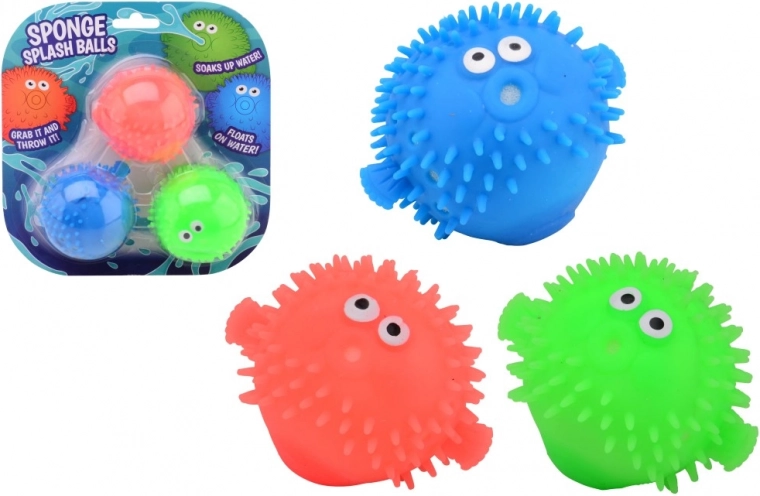 Waterballonnen met spons 3 stuks