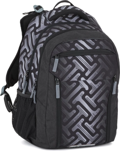 Bagmaster Porto schoolrugzak grijs
