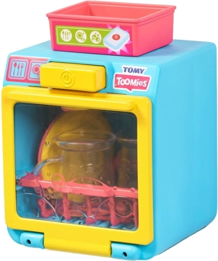 Doorzichtig deurtje en leuk “wassen” binnenin