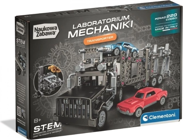 Clementoni Mechanica-laboratorium – autotransporter 2-in-1 bouwset