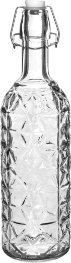 Hoogwaardig dik glas met decoratief reliëf